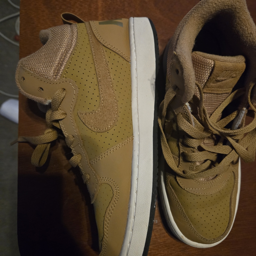 Nike Tan High-Top Sneakers
